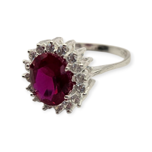 Anillo tipo rubí