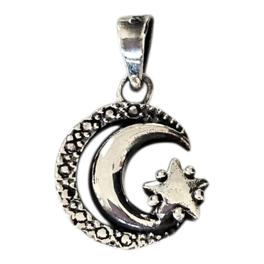 Dije Luna y estrella